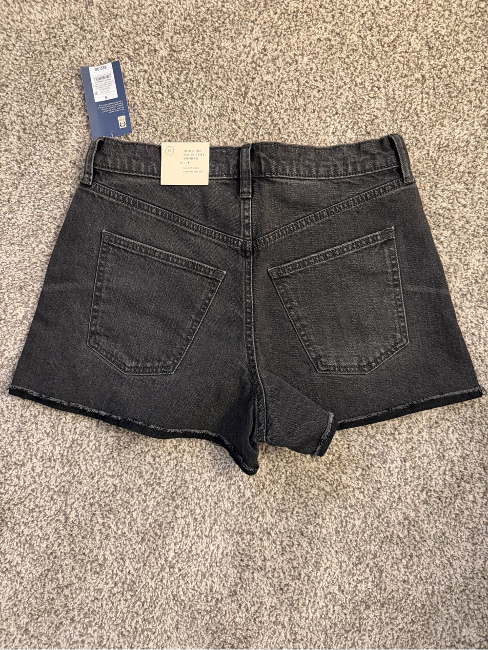 Universal Thread Black Washed Jean Shorts - Comfort Stretch